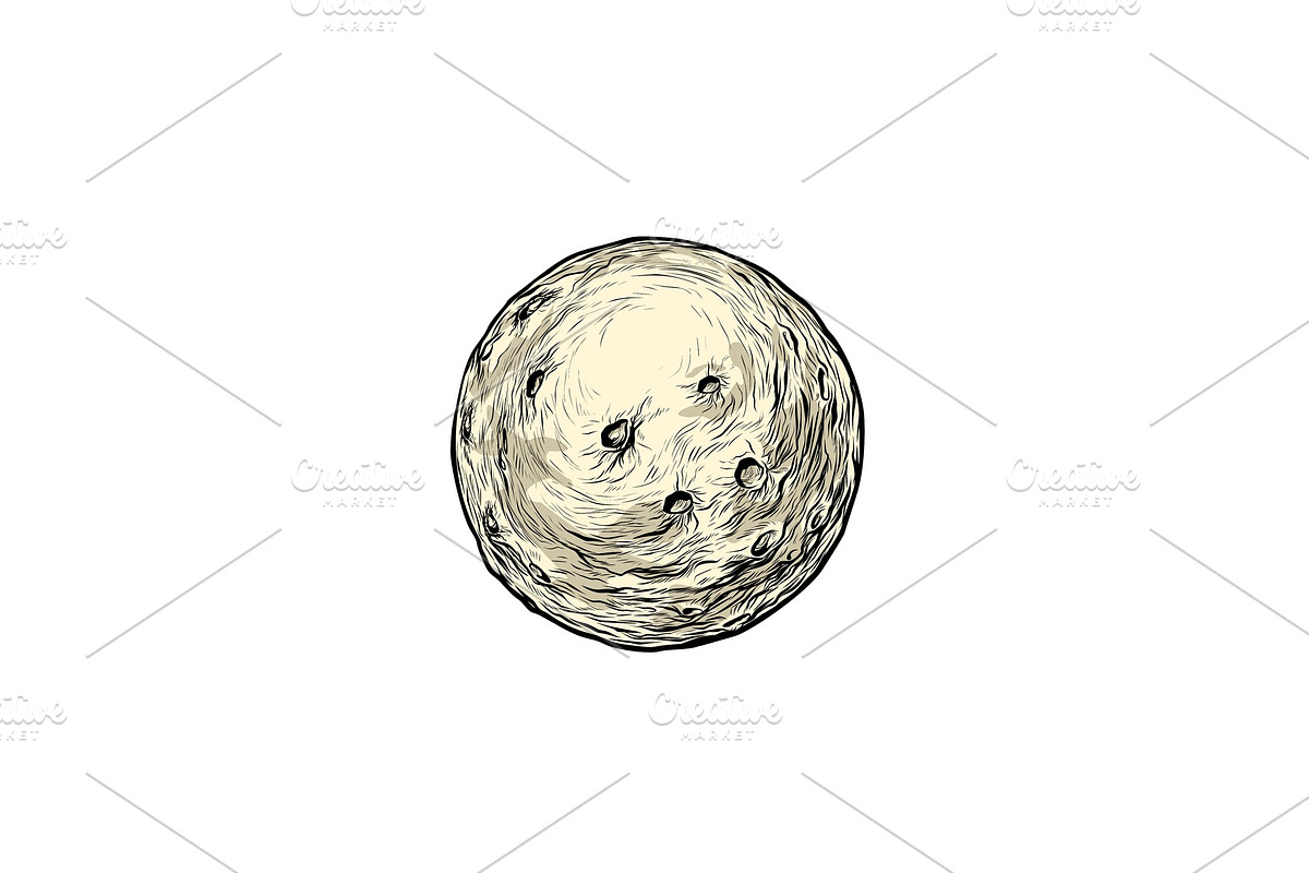 moon planet astronomy in Illustrations - product preview 8