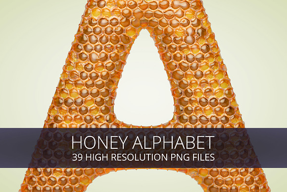 Honey Alphabet in Illustrations - product preview 4