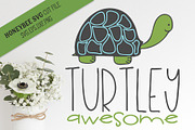 Turtley Awesome SVG Cut File