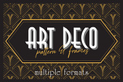Art Deco Elegant Pattern & Frames