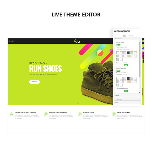 Bos Idu Prestashop Theme in Website Templates - product preview 2