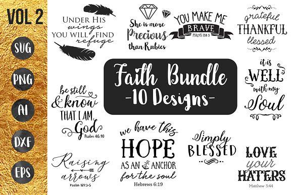 FAITH BUNDLE VOL 2 - SVG in Illustrations - product preview 2