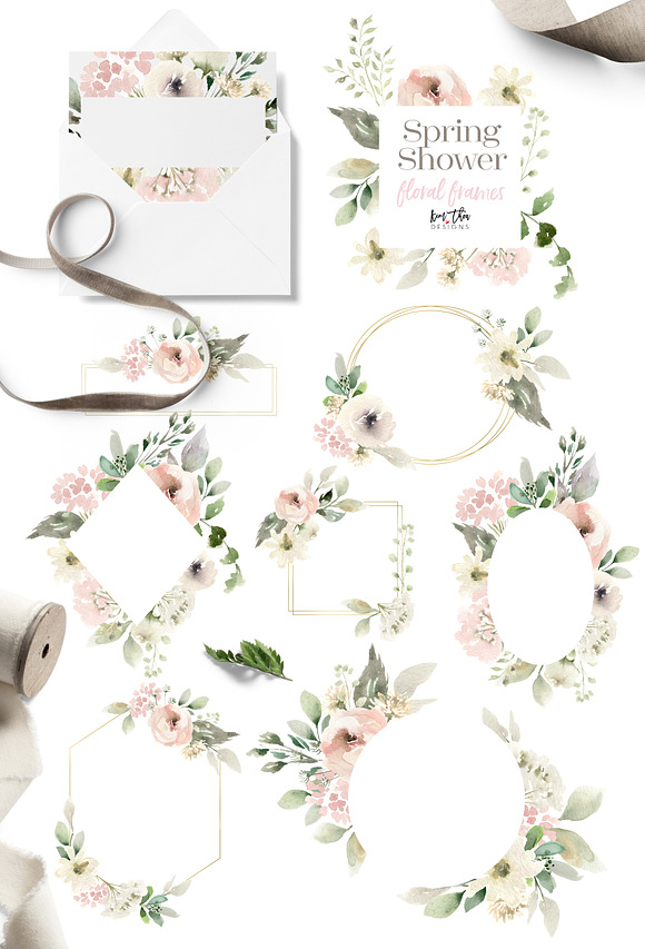 Spring Shower Wardrobe Collection in Illustrations - product preview 1