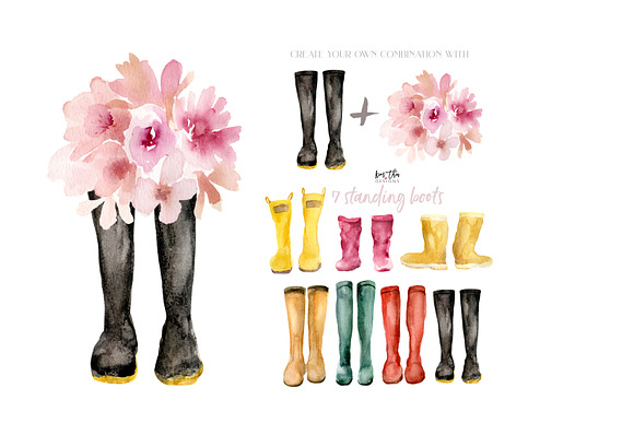 Spring Shower Wardrobe Collection in Illustrations - product preview 2