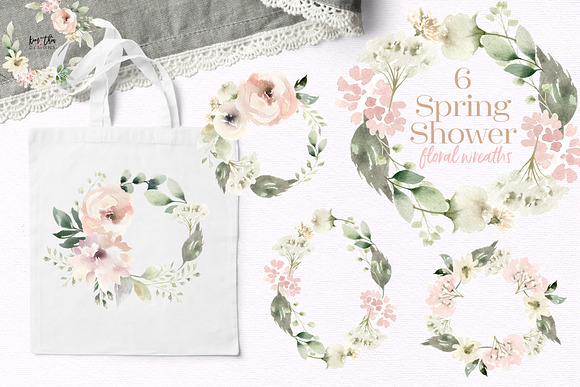 Spring Shower Wardrobe Collection in Illustrations - product preview 3