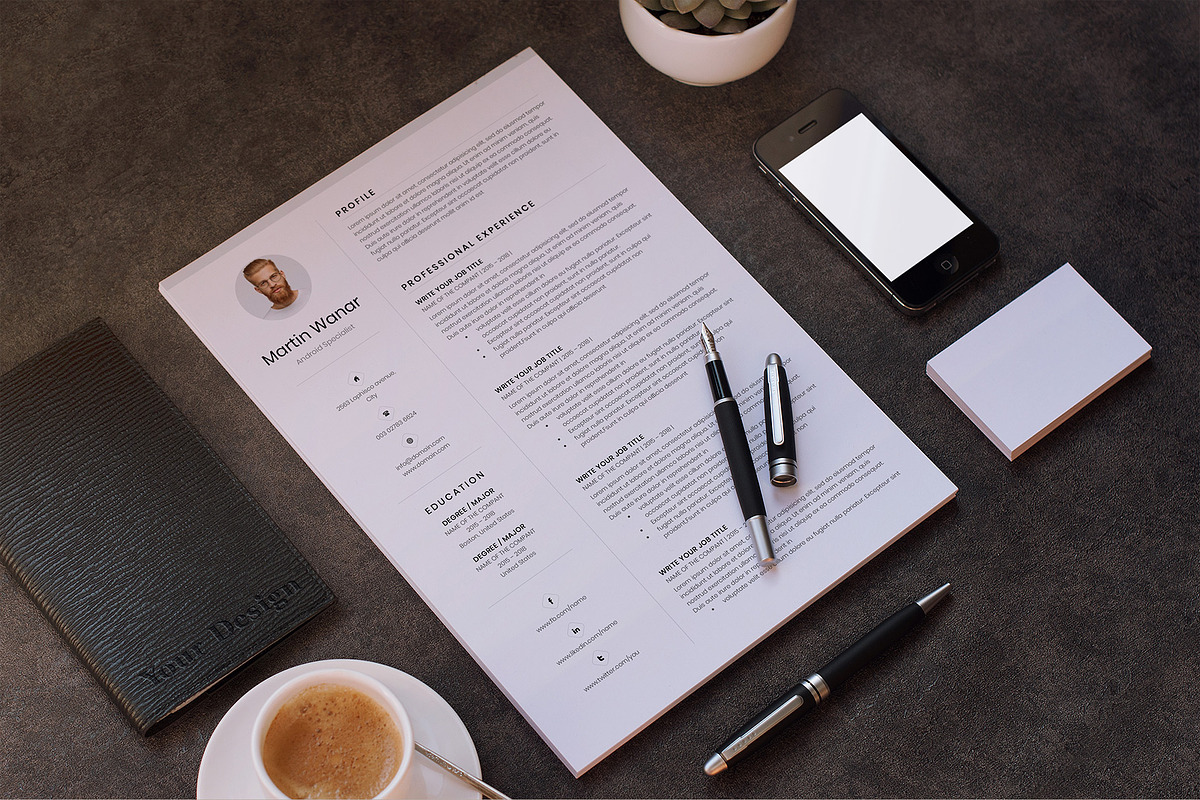 Word Resume in Resume Templates - product preview 8