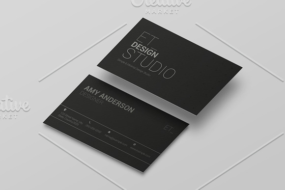 Business Card V28 in Business Card Templates - product preview 1