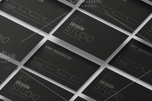 Business Card V28 in Business Card Templates - product preview 2