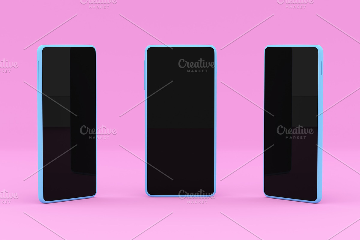 Concept of sample smartphones in Objects - product preview 8