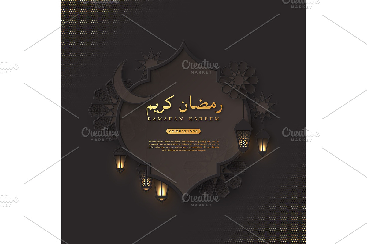 Ramadan Kareem holiday background. in Illustrations - product preview 8