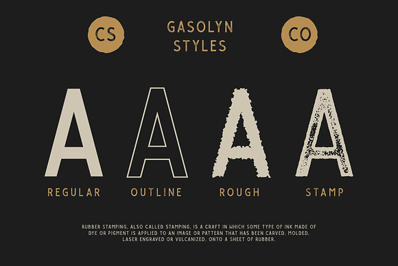 Gasolyn Font Family + Extras in Sans-Serif Fonts - product preview 3