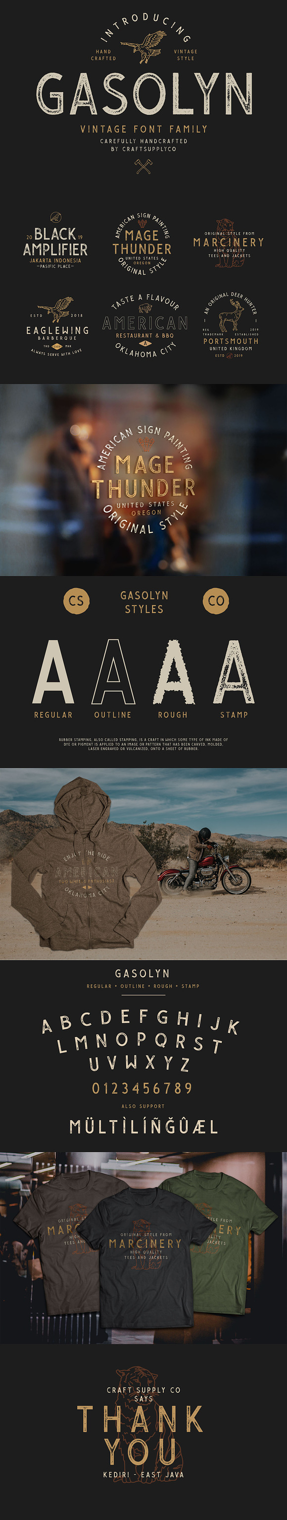 Gasolyn Font Family + Extras in Sans-Serif Fonts - product preview 8