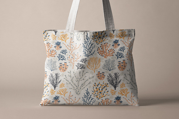 Corals and seaweed set and seamless in Illustrations - product preview 18