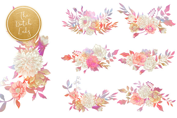 Floral & Botanical Clipart - Melanie in Illustrations - product preview 4