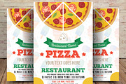 Pizza Pizzeria Restaurant Flyer