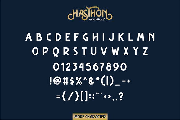 Hasthon - Vintage Font in Vintage Fonts - product preview 5