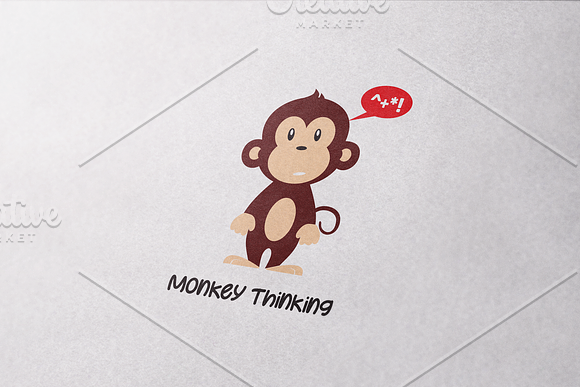 Monkey Characters in Illustrations - product preview 1