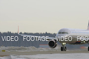 Airbus A320 of Aeroflot taking off