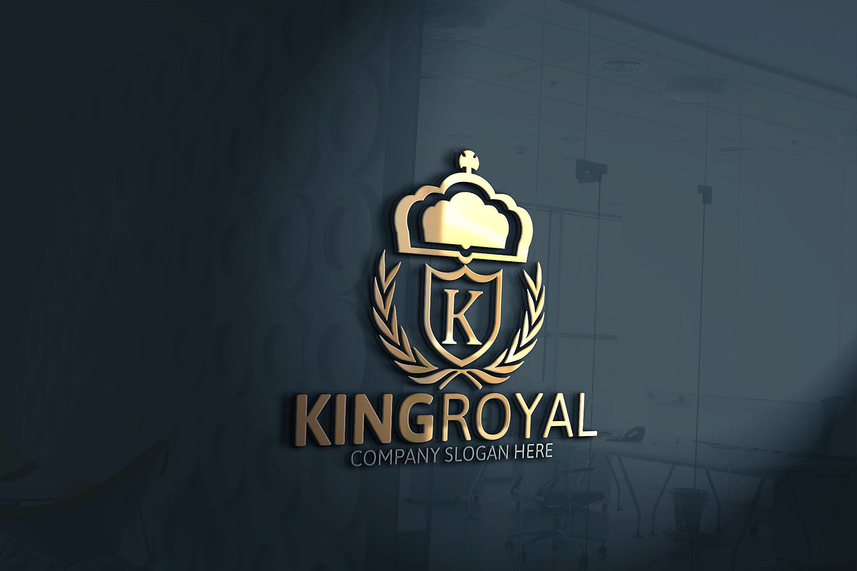 King Royal Logo | Creative Logo Templates ~ Creative Market