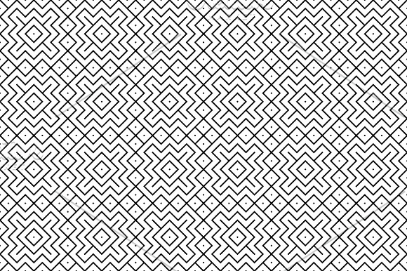Geometric seamless patterns. Big set in Graphics - product preview 6