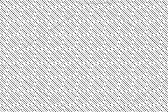 Geometric seamless patterns. Big set in Graphics - product preview 11