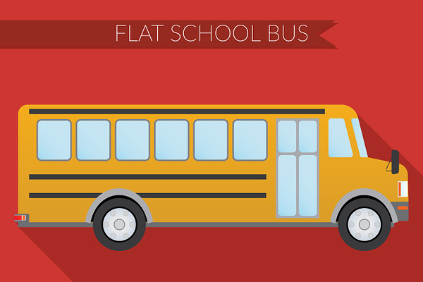 Flat School bus