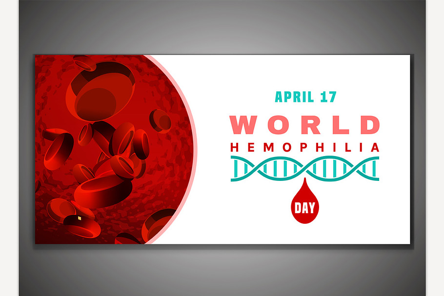 World hemophlia day in Illustrations - product preview 8
