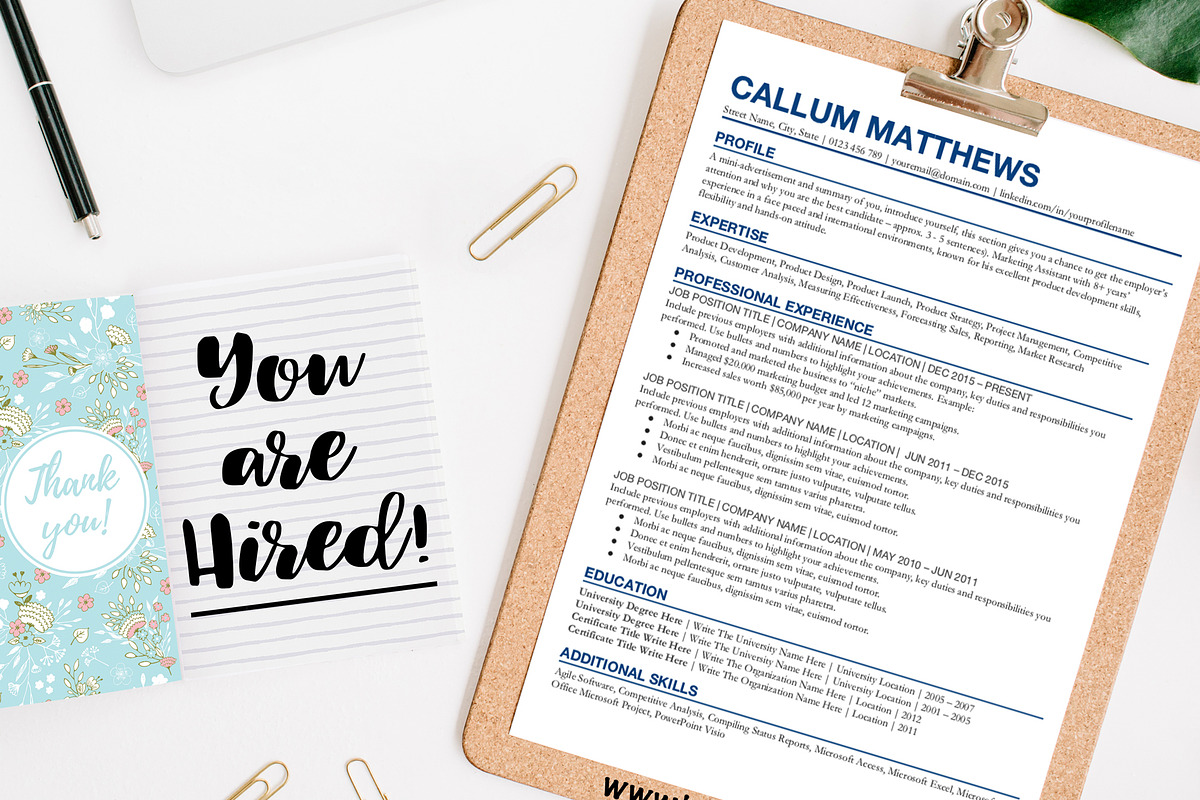 Resume Template for Google Docs in Resume Templates - product preview 8