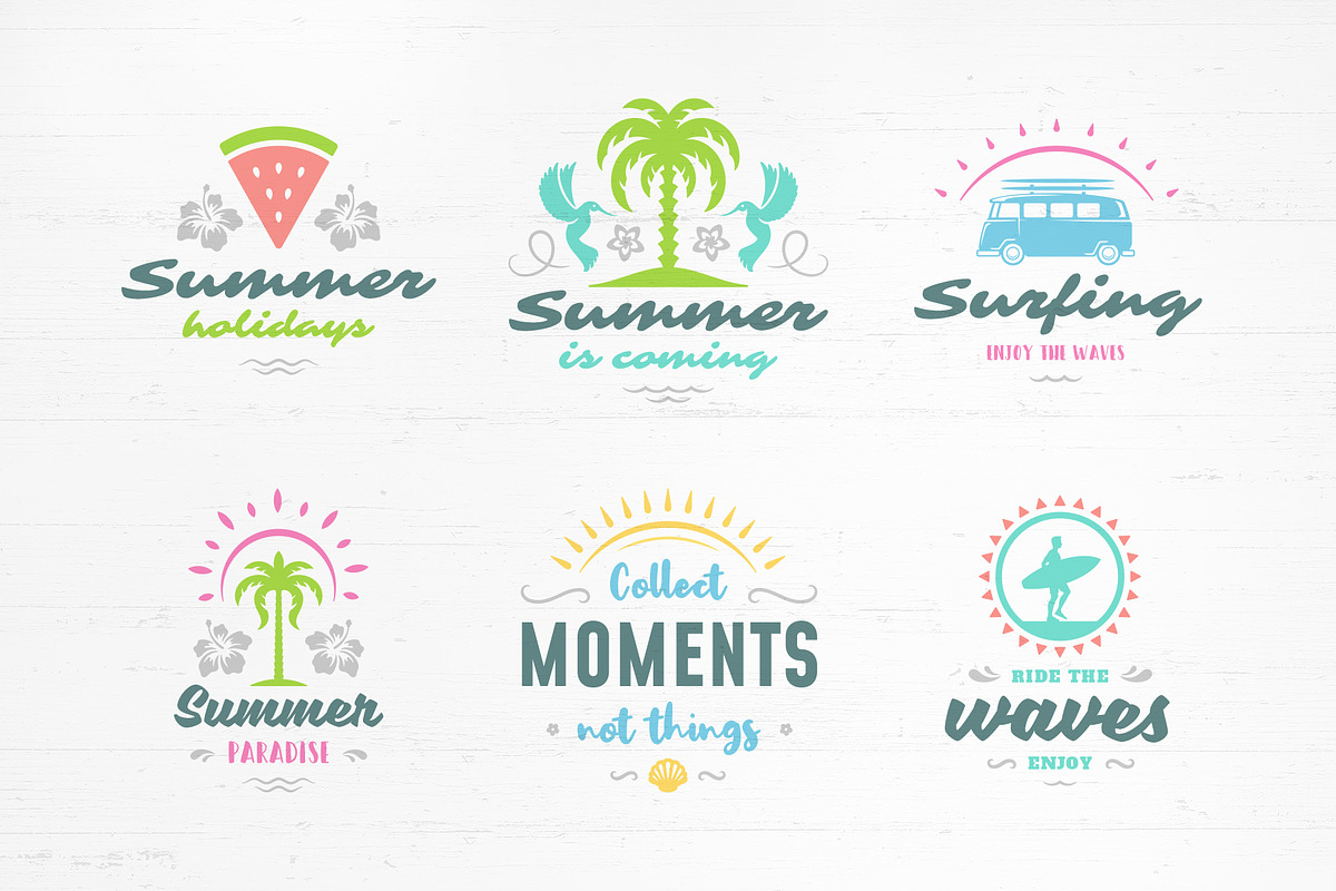 Summer Quotes & Sayings in Illustrations - product preview 8