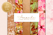 Floral Backgrounds & Paper - Amanda