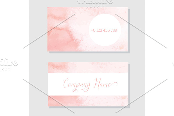 Abstract Business card