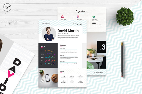 UI/UX Designer CV Template in Resume Templates - product preview 4