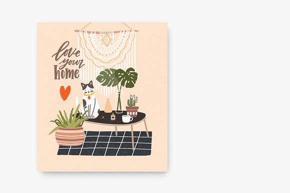 Love your home in Illustrations - product preview 1
