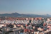 An aeral view of Alicante area on a