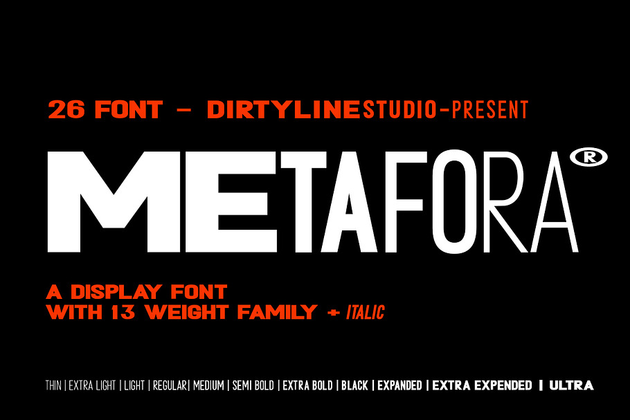 METAFORA SANS - 50% OFF in Sans-Serif Fonts - product preview 8
