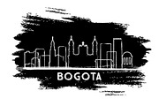 Bogota Colombia City Skyline
