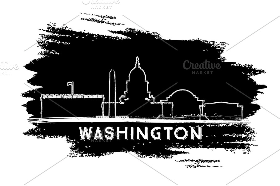 Washington DC City Skyline