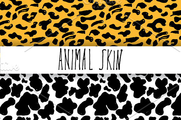Animal Skin Hand Drawn Pattern Set in Patterns - product preview 2