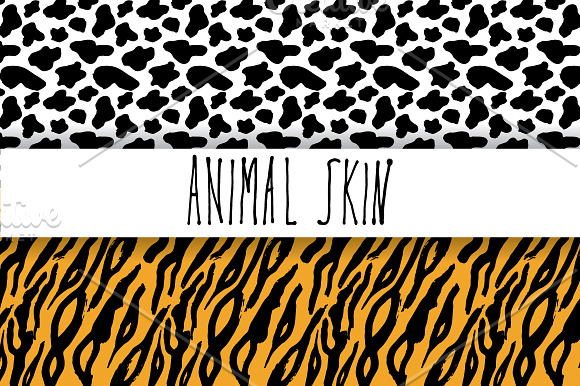 Animal Skin Hand Drawn Pattern Set in Patterns - product preview 4