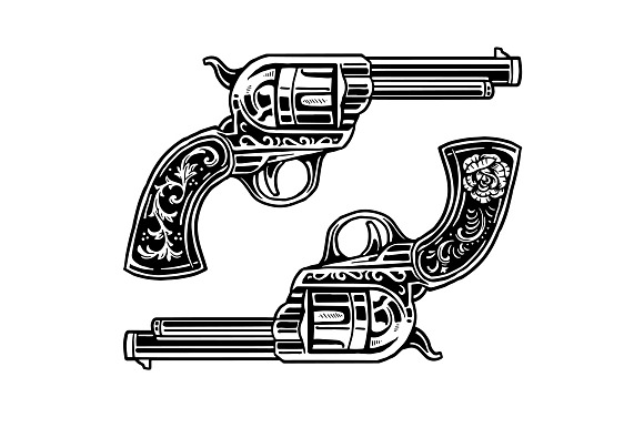 Dos Pistolas in Illustrations - product preview 2
