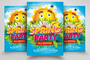 Spring Is Here Flyer Templates