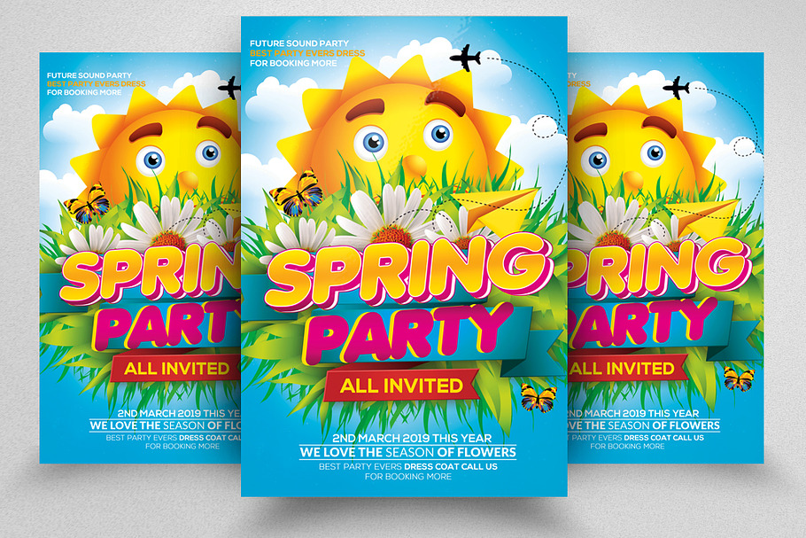 Spring Is Here Flyer Templates