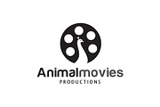 Animal Movies Logo Template