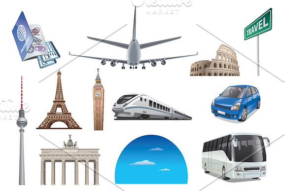 Travel in Europe in Illustrations - product preview 1
