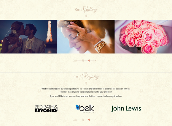 Onepage Wedding Wordpress Theme in WordPress Wedding Themes - product preview 2