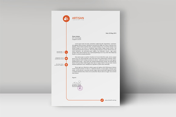 Letterhead Template in Stationery Templates - product preview 2