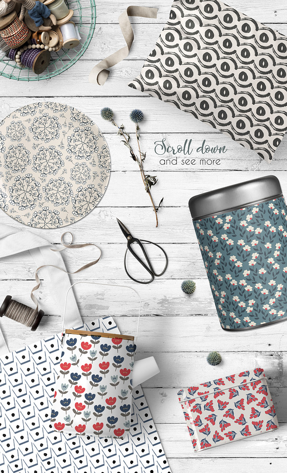 Farmhouse essentials and florals in Patterns - product preview 1