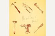 Hand-draw tools set