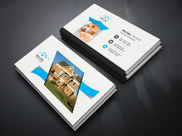 Real Estate Business Cards in Business Card Templates - product preview 1