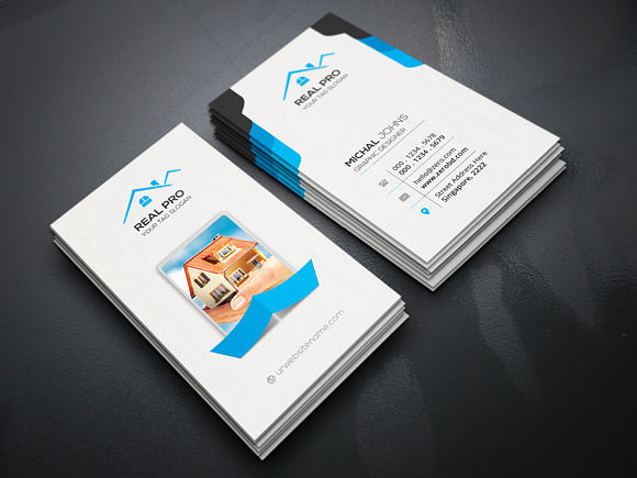 Real Estate Business Card in Business Card Templates - product preview 4